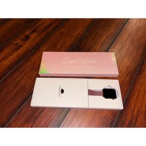 Smart Watch Fitness Tracker Pink w/Extra Bands & Accessories - New In Box